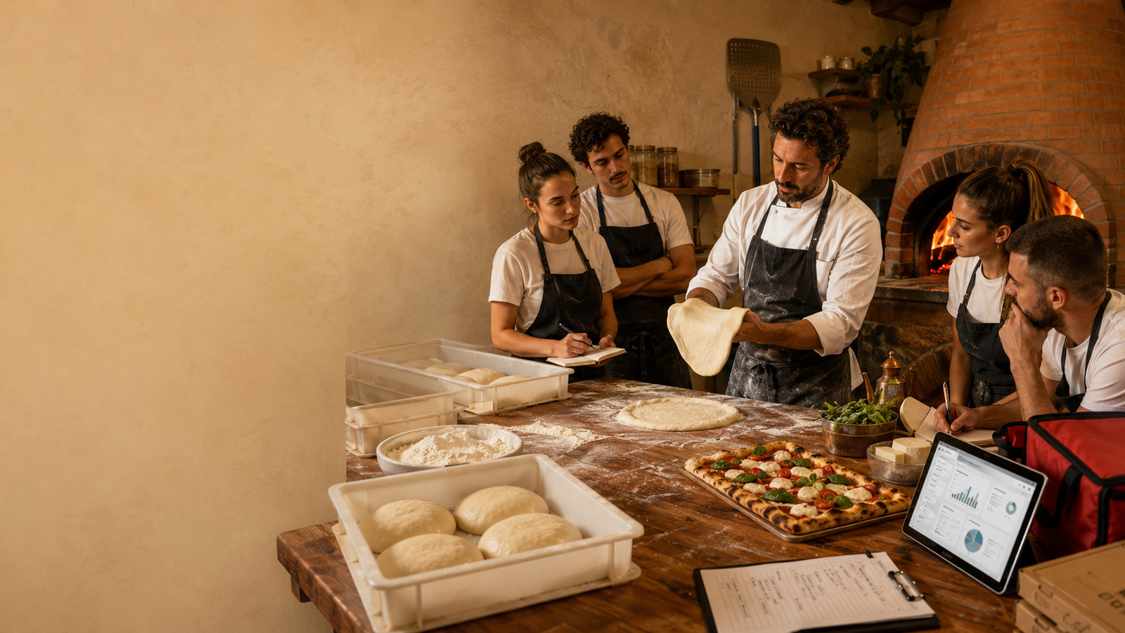 Formación y técnica pizzera